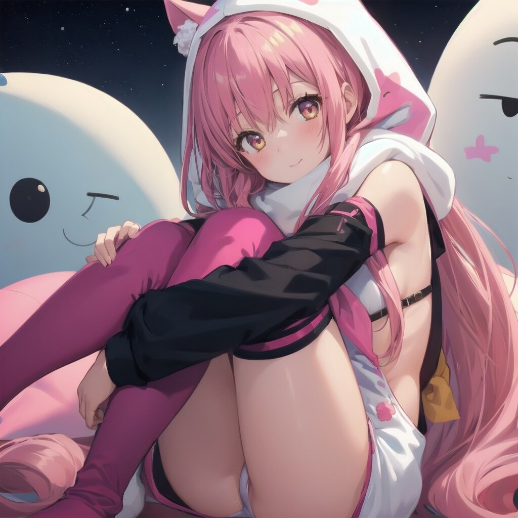 猫耳フード