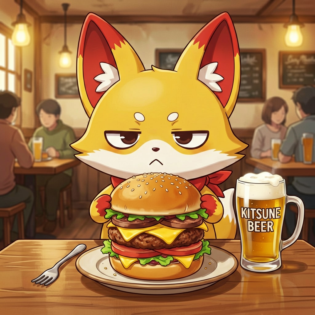 スーパービッグサイズチーズバーガー