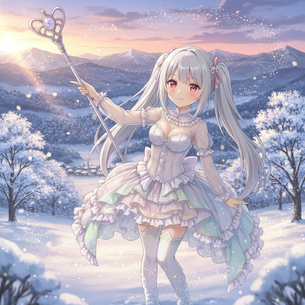 銀ツイさん。魔法少女 | の人気AIイラスト・グラビア