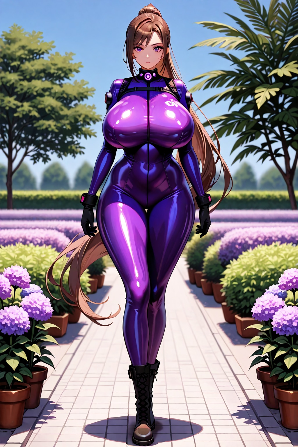 ボディスーツのお姉さん　２