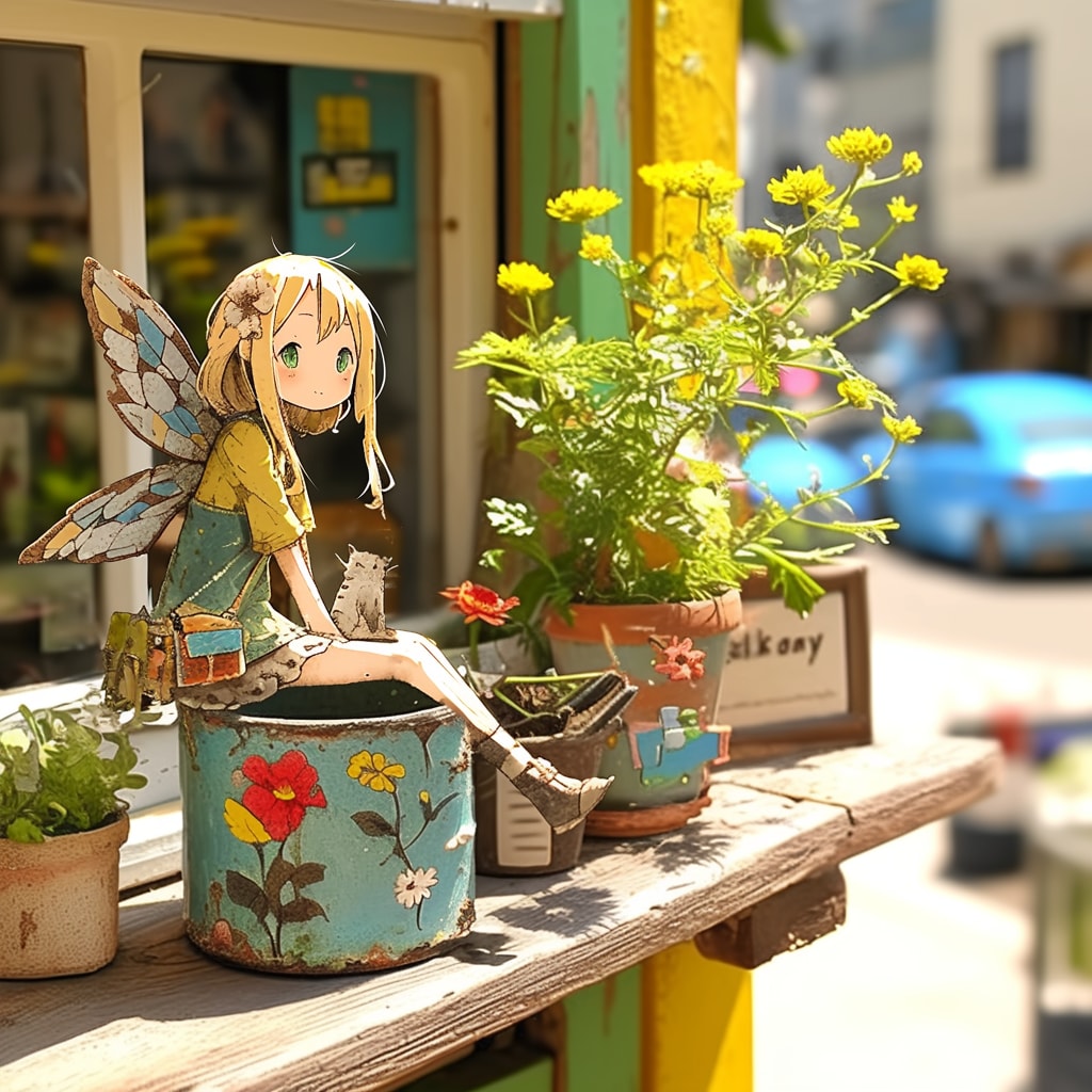 お花と妖精のひとやすみ