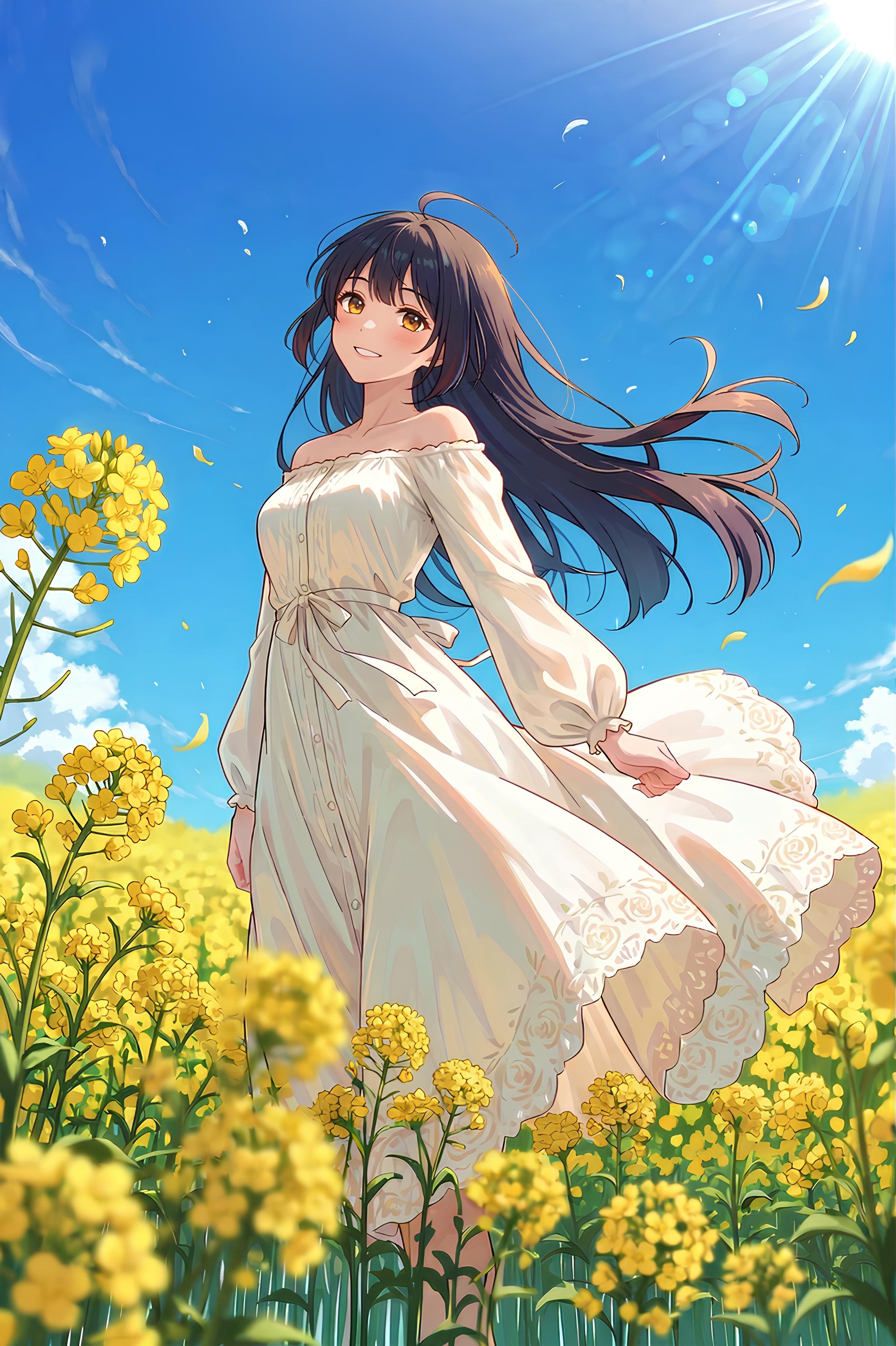 春は短し、花咲け乙女 | の人気AIイラスト・グラビア