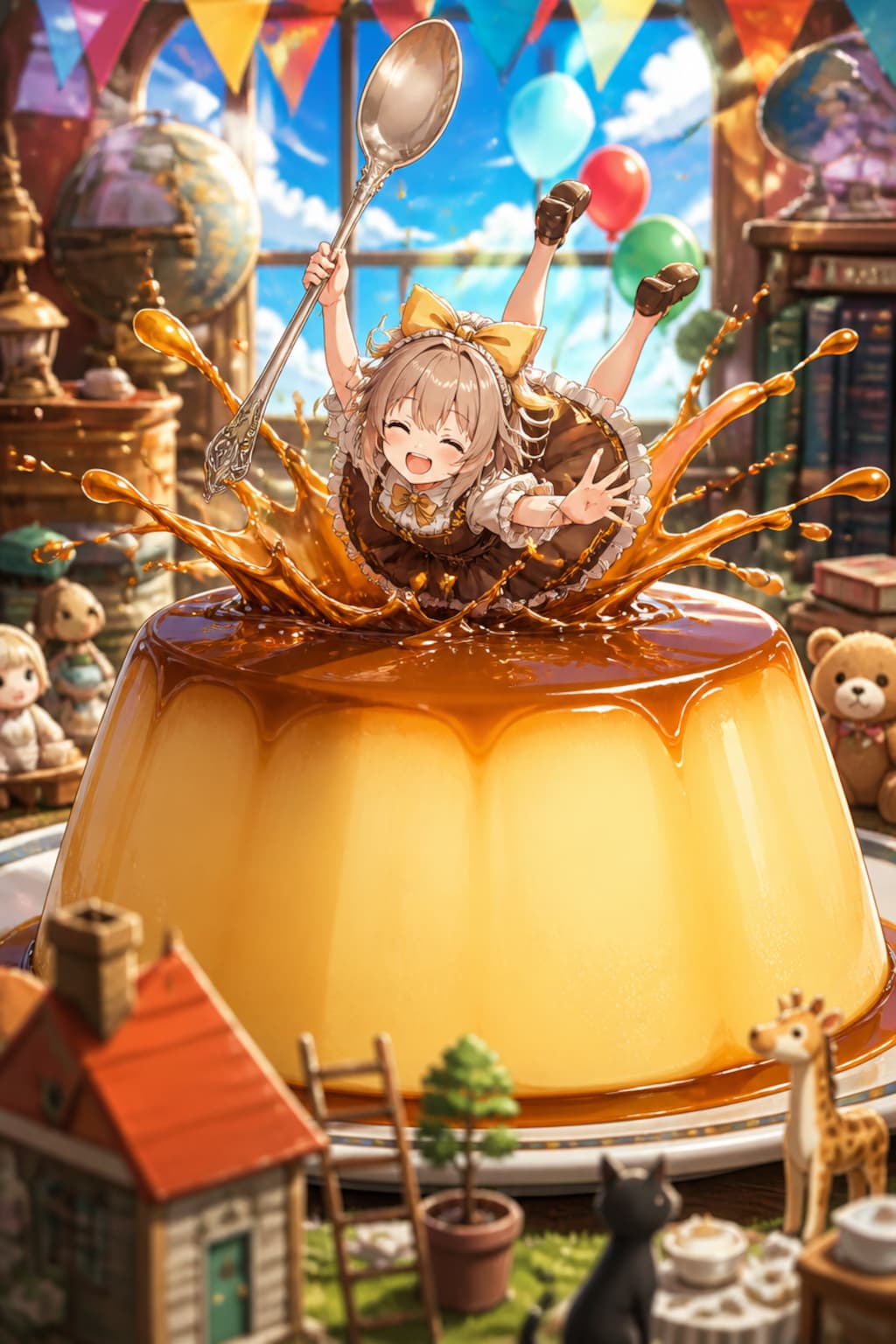 巨大プリンダイブ