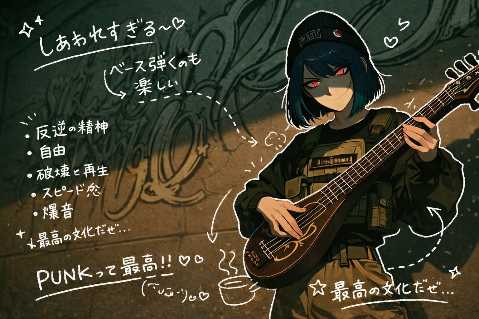 中二のPUNK | の人気AIイラスト・グラビア