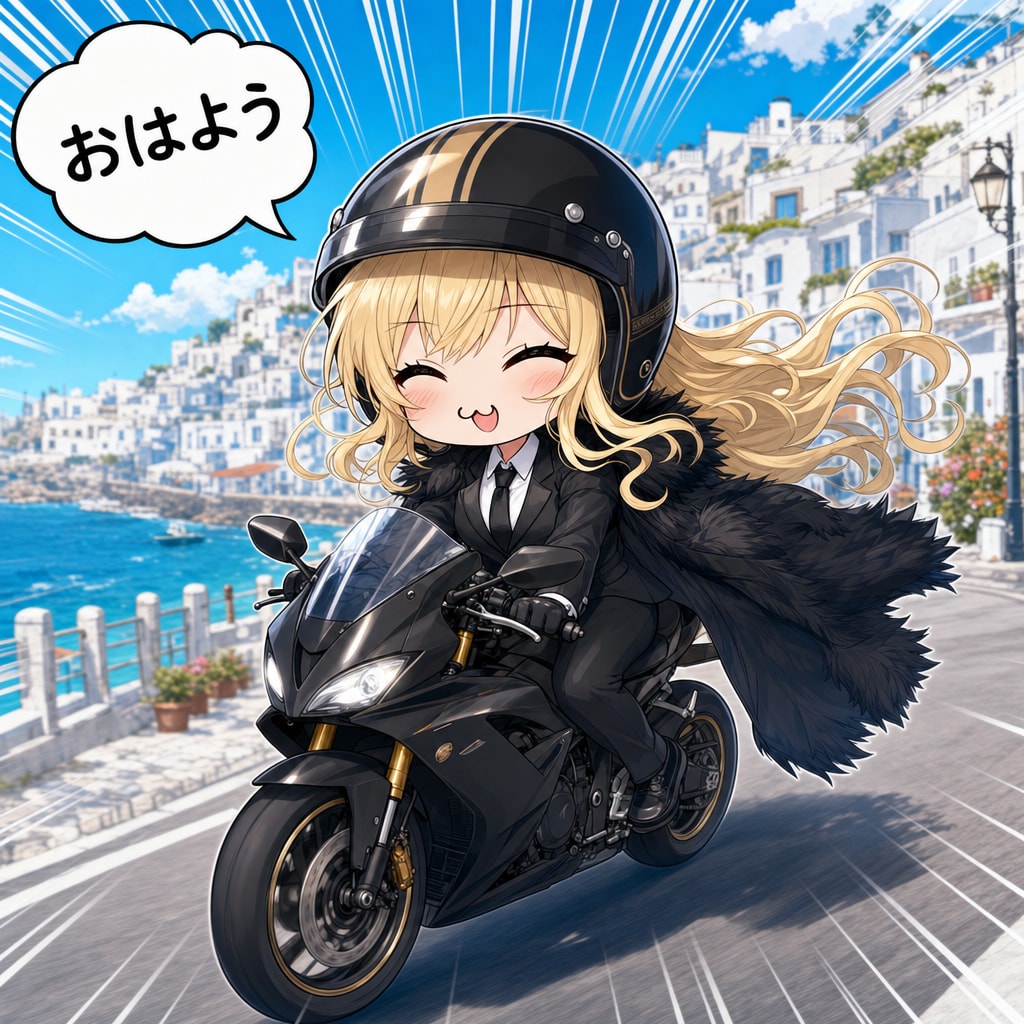 バイクとエリザベス