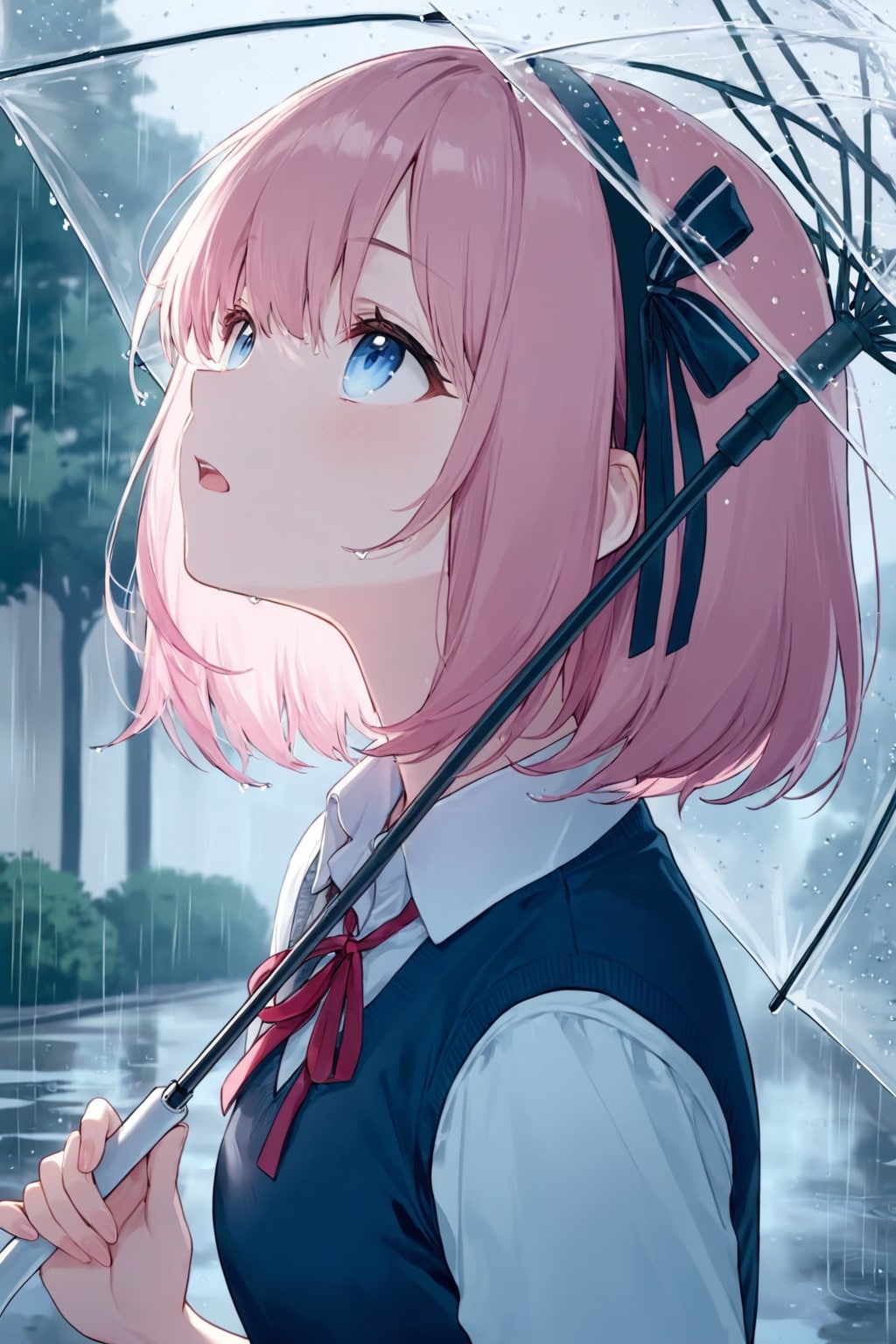 突然の雨 | の人気AIイラスト・グラビア