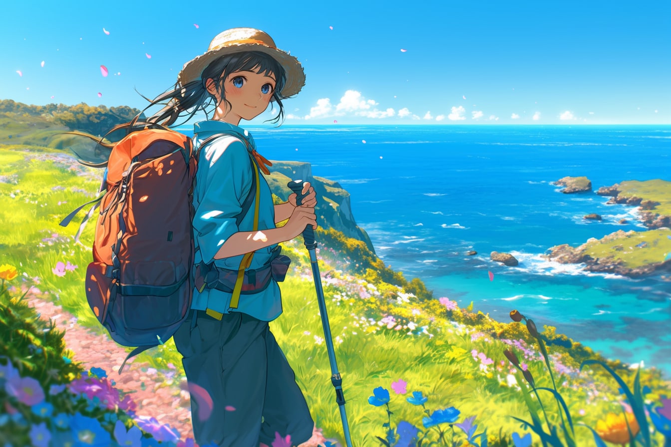 旅する少女78 | の人気AIイラスト・グラビア