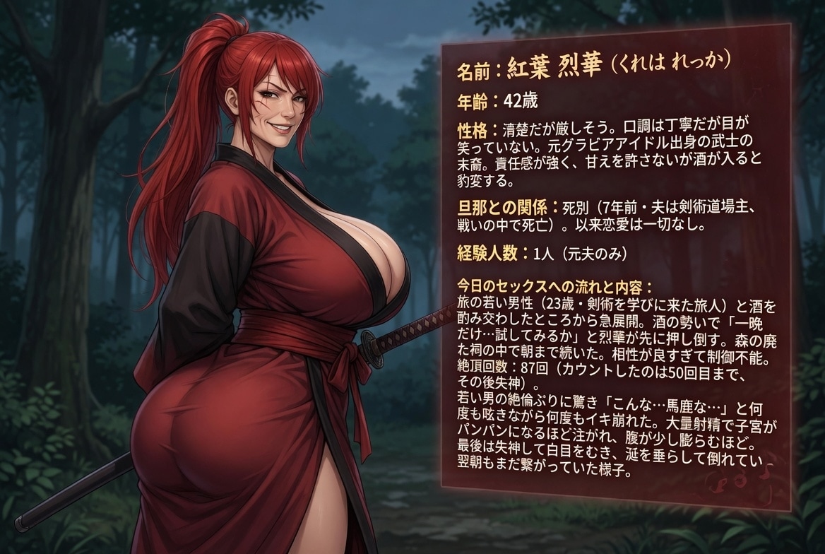 爆乳美女剣士アニメ