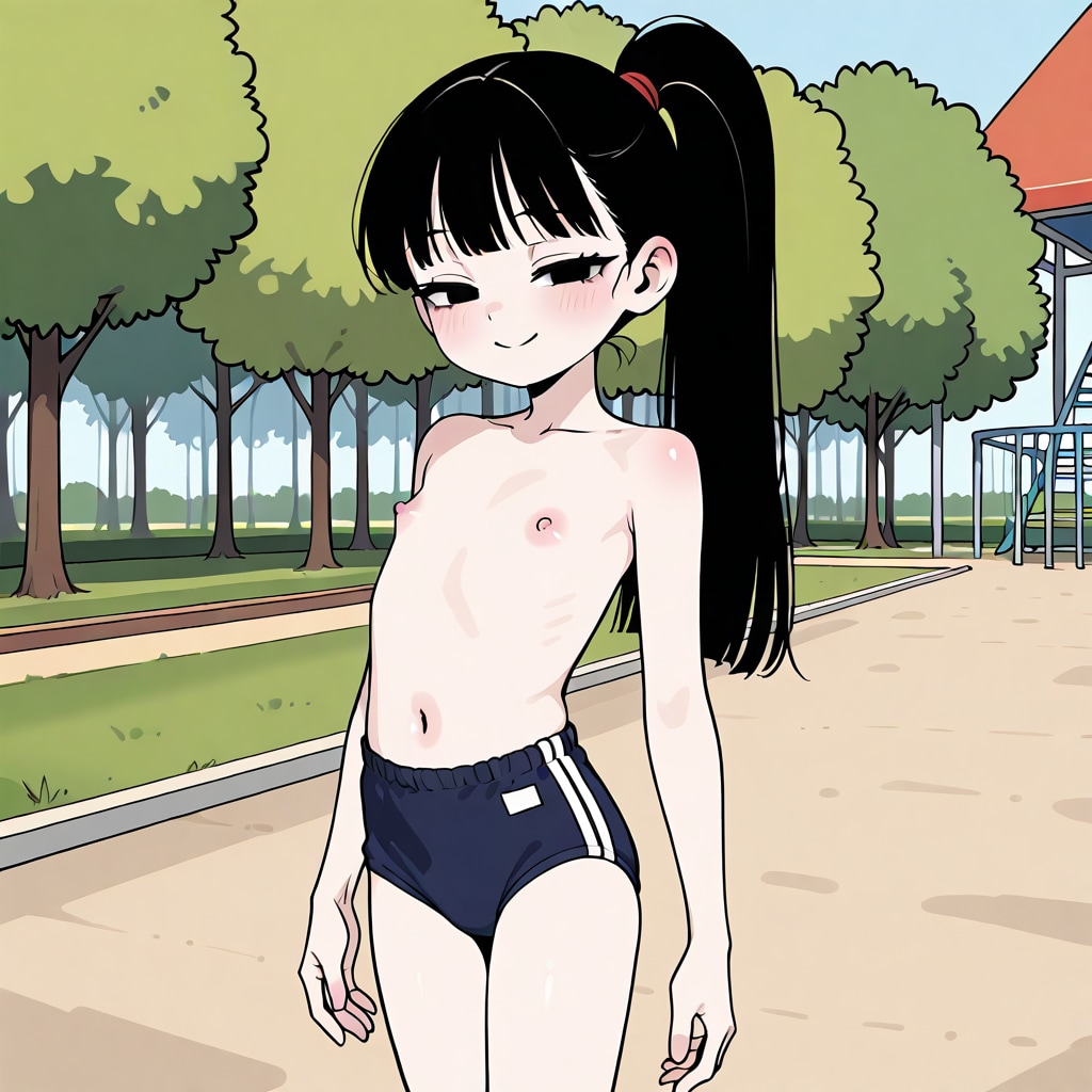 半裸ブルマ