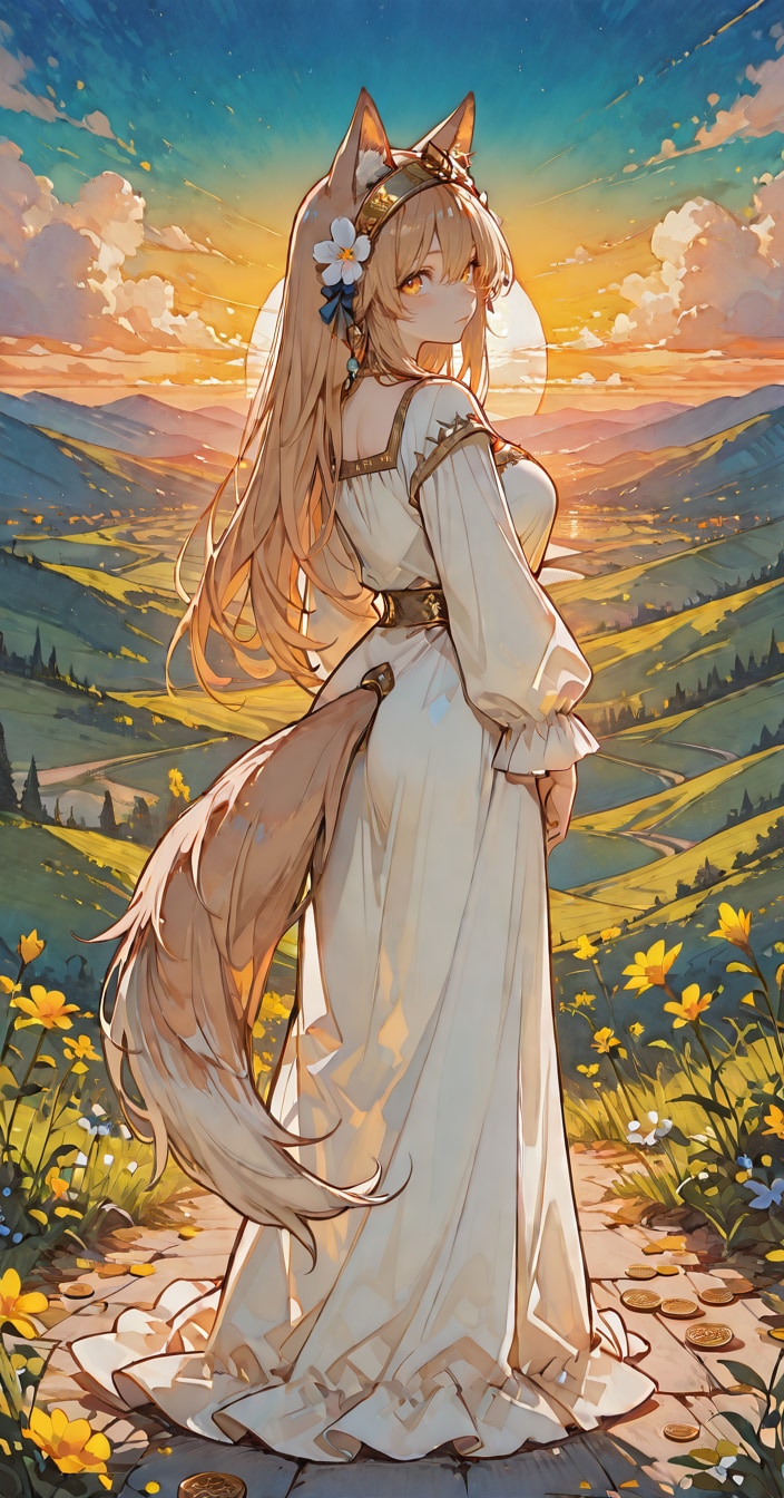 ロングスカート | の人気AIイラスト・グラビア