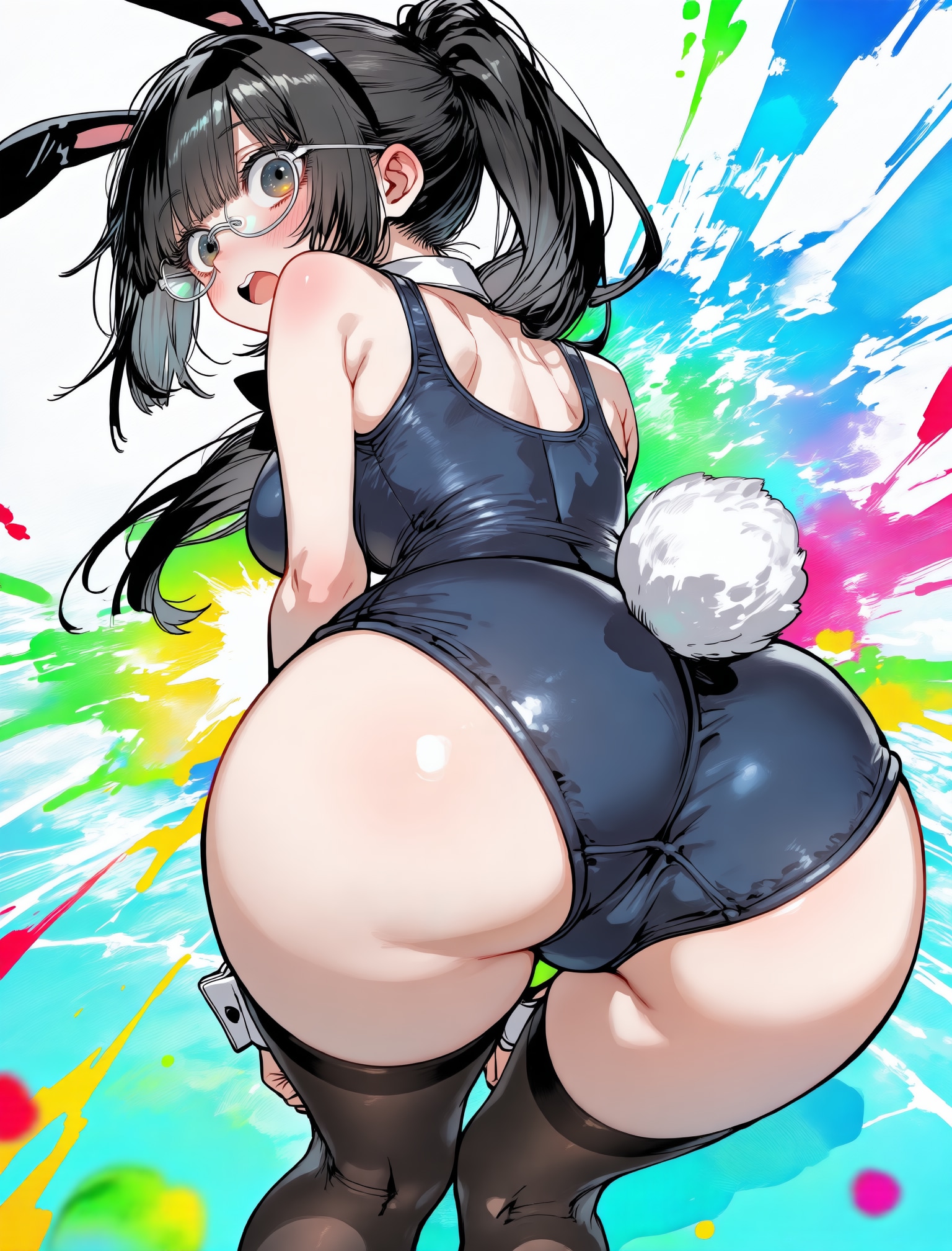 おっぱいスク水バニーちゃん