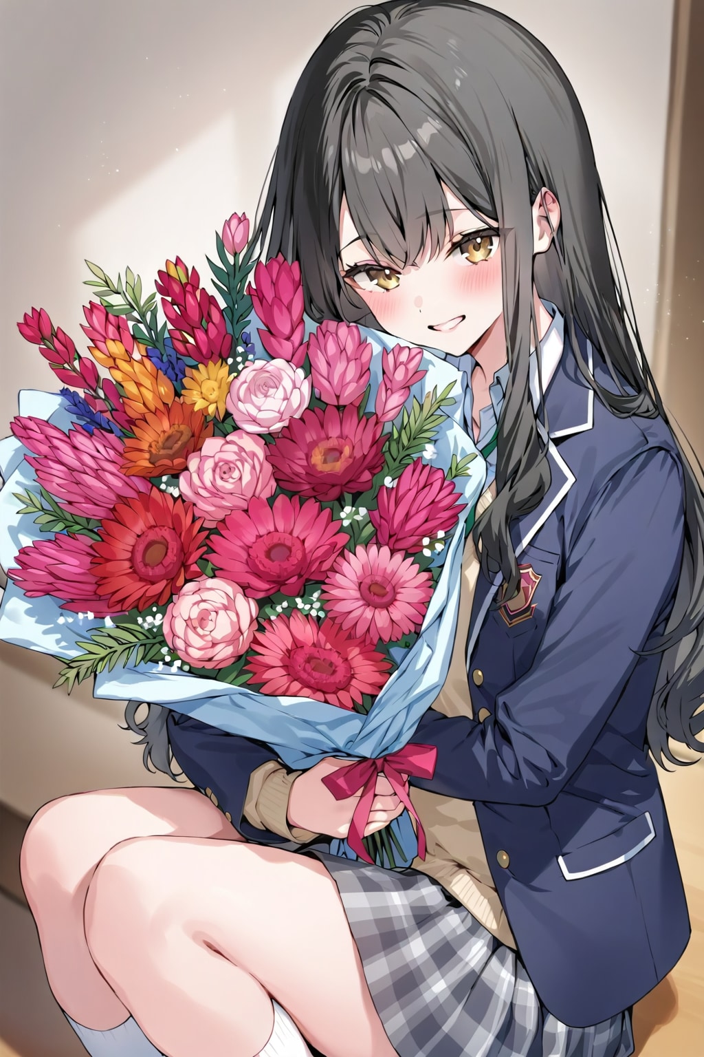 花を贈ります。