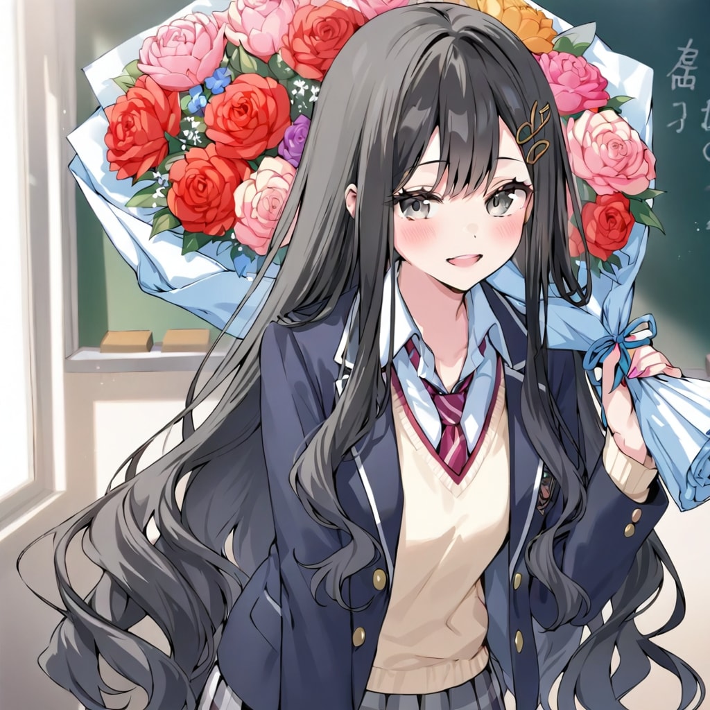 花を贈ります。
