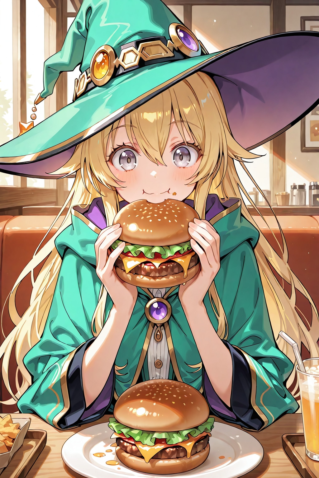ハンバーガー魔女