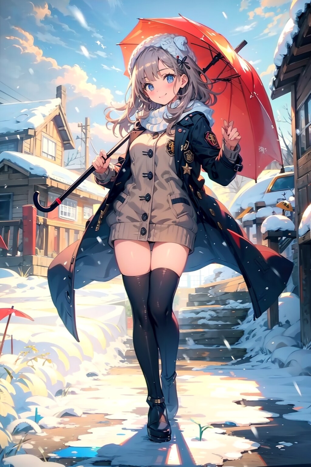 冬の晴れ間にお散歩