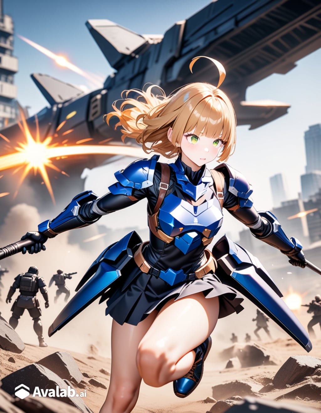 オリジナルキャラ「ブルー」