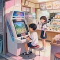 放課後、駄菓子屋ゲーセン 4枚目