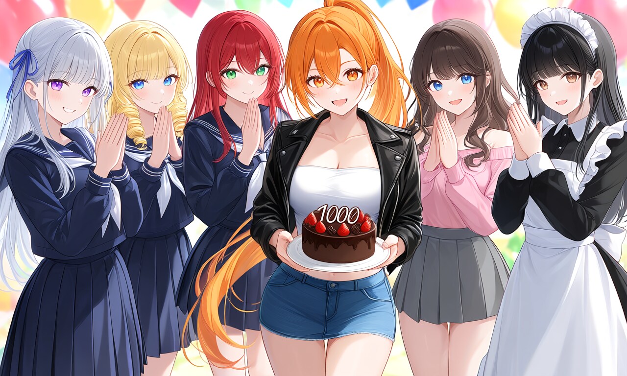 1000いいねありがとうございます！