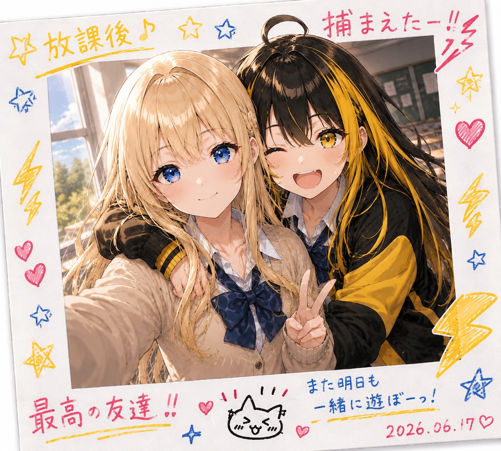 デコフォト企画投稿「うちの子達のデコフォト」