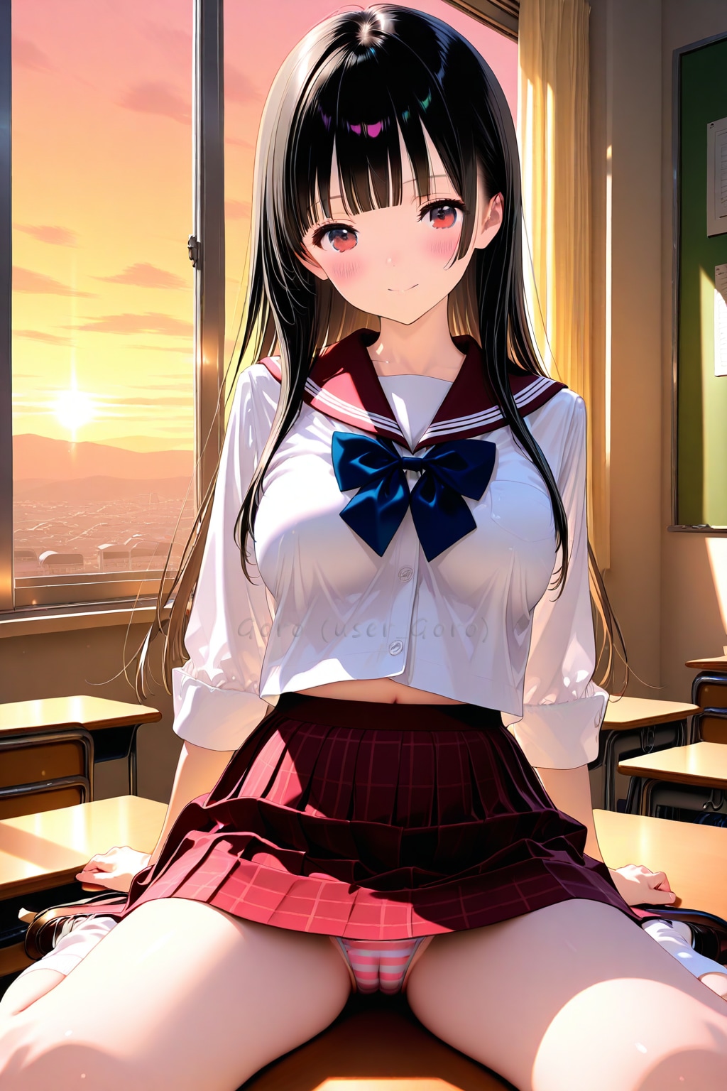 居残りに付き合ってくれる同級生