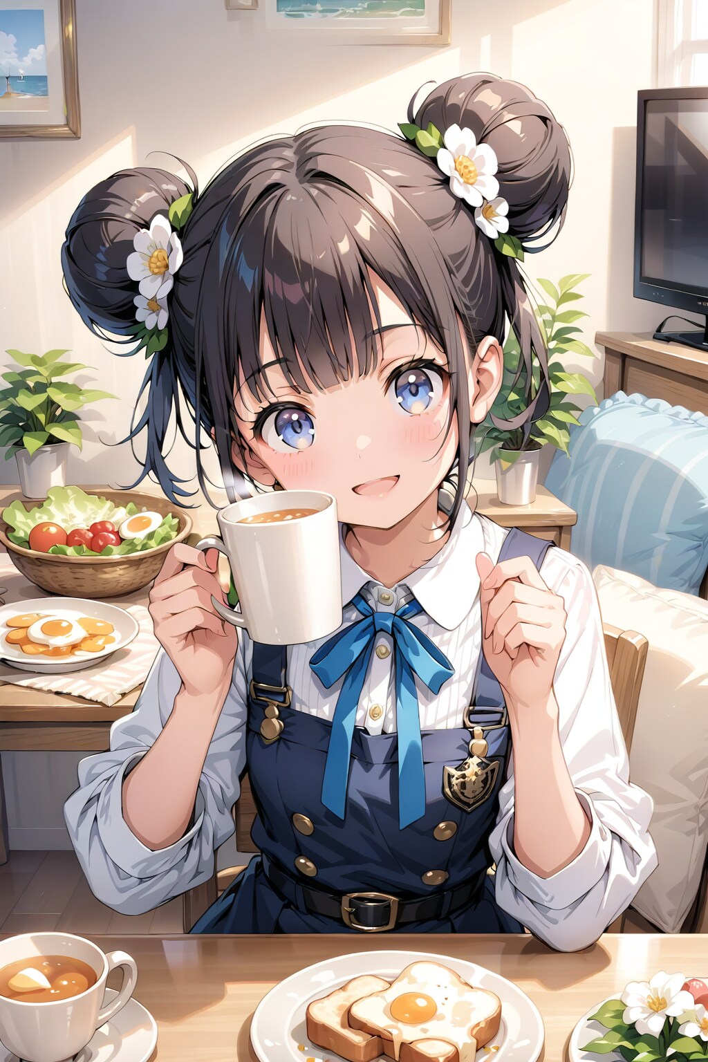 おだんごちゃん🍡✨と朝ごはん🍚✨　9/7