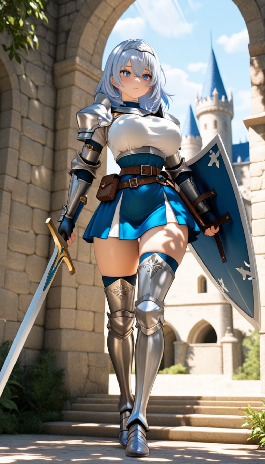 姫騎士の立ち絵