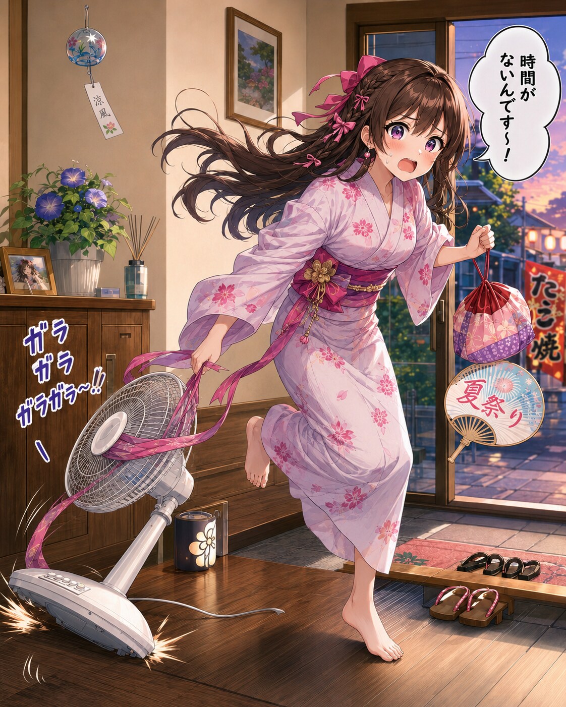 夏祭り前から、てんてこマイ。