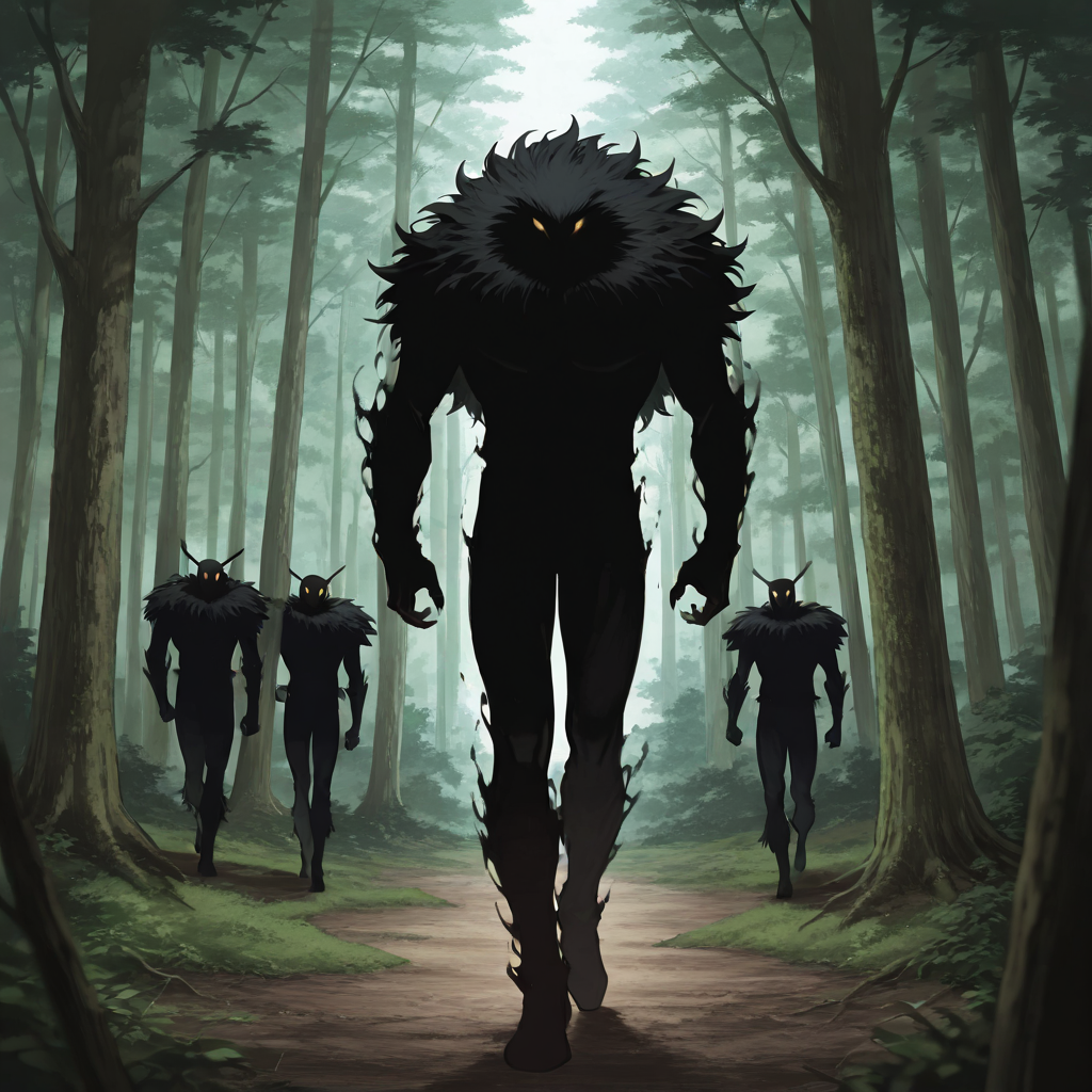 森を侵食する黒い影