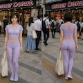 街のレギンスお姉さん 3枚目