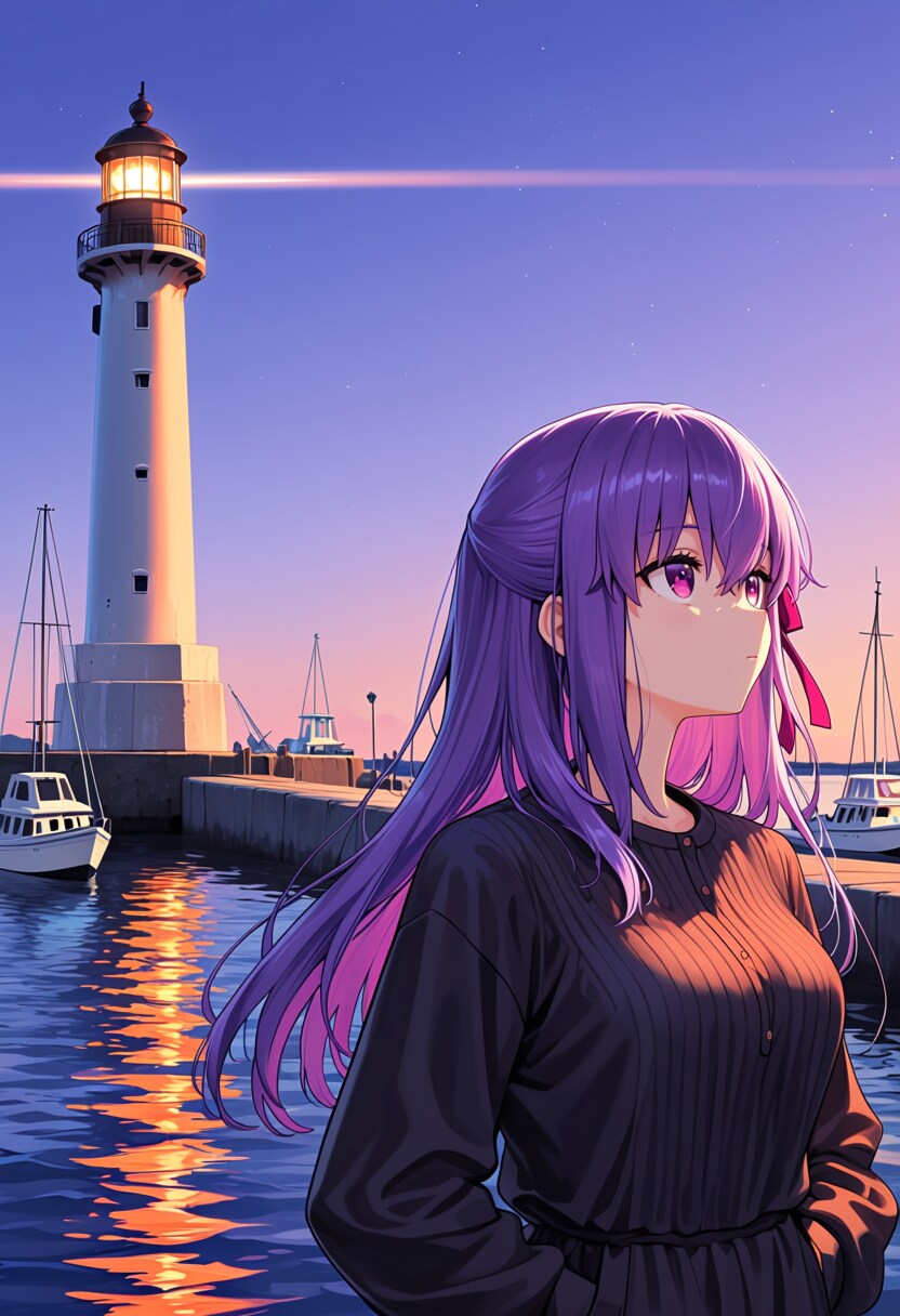 灯台と黄昏の君
