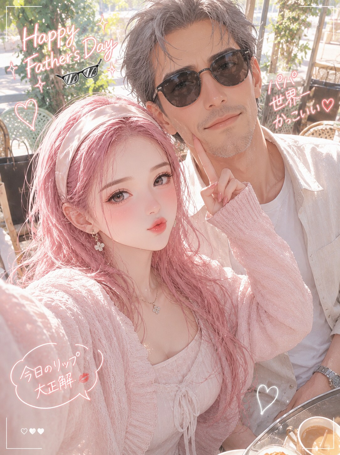 お父さん、だいすき♡ver.落果ちゃん