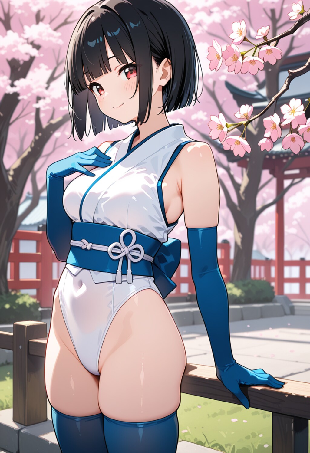 桜と咲成奈那妃