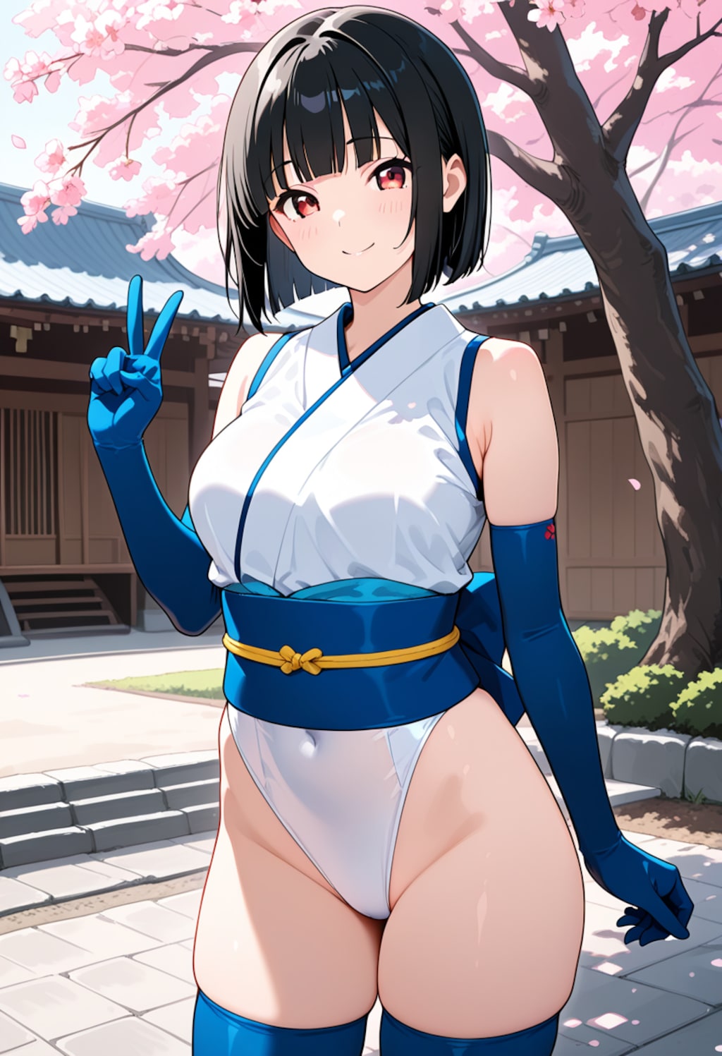 桜と咲成奈那妃