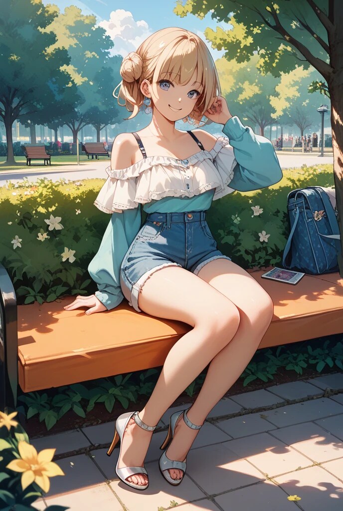 公園で待ち合わせ🌤️ この笑顔に惚れちゃう