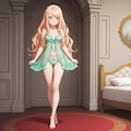 レクシア・フォン・アルセリア【ベビードール グリーン】1 3枚目