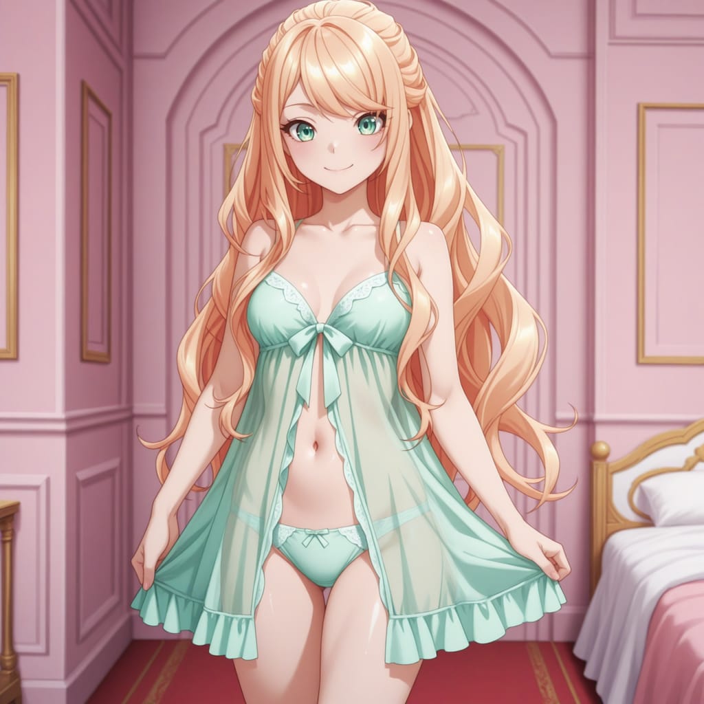 レクシア・フォン・アルセリア【ベビードール グリーン】1