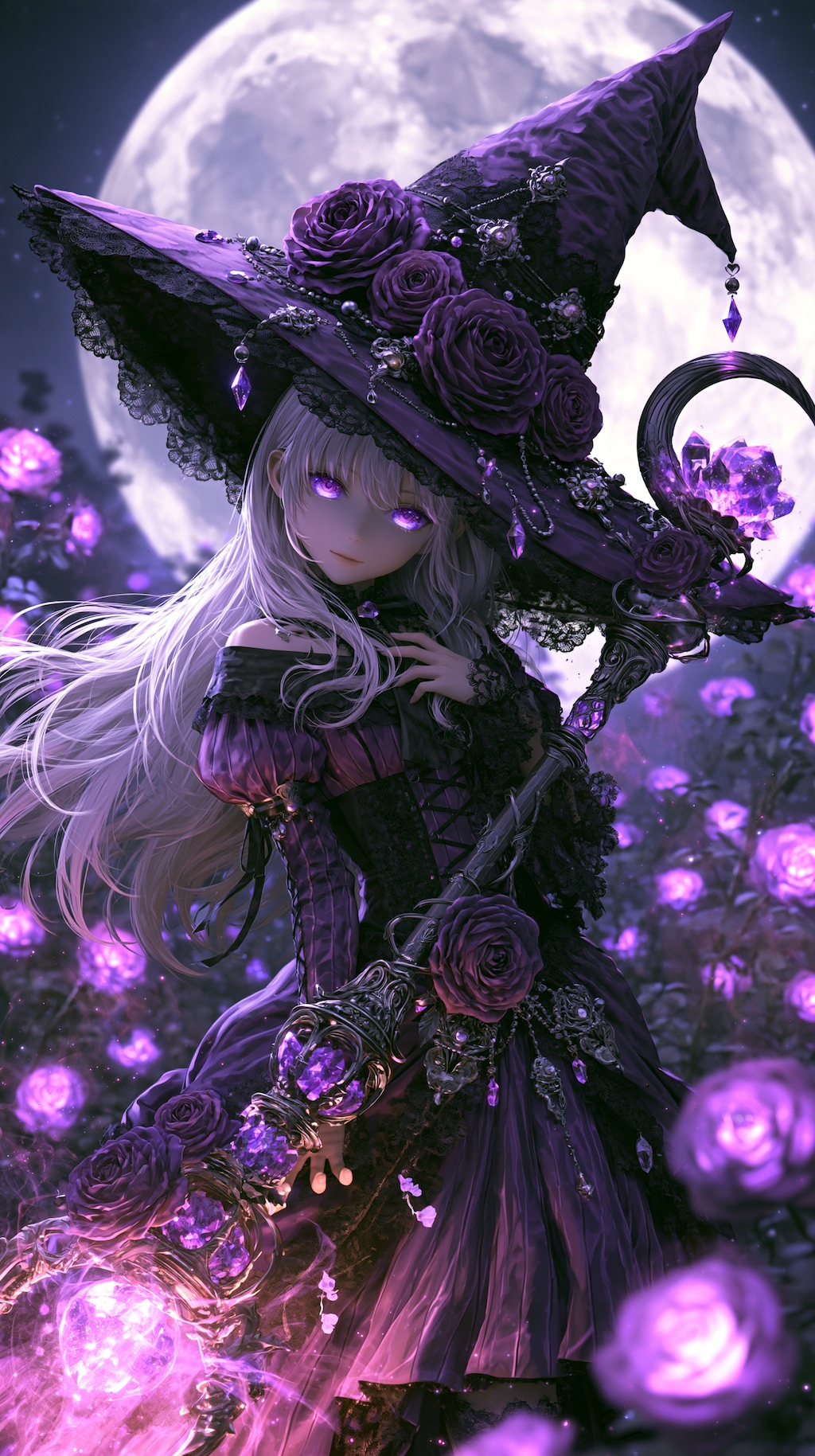 VIOLET GRIMOIRE — 月下の魔女 🌙💜