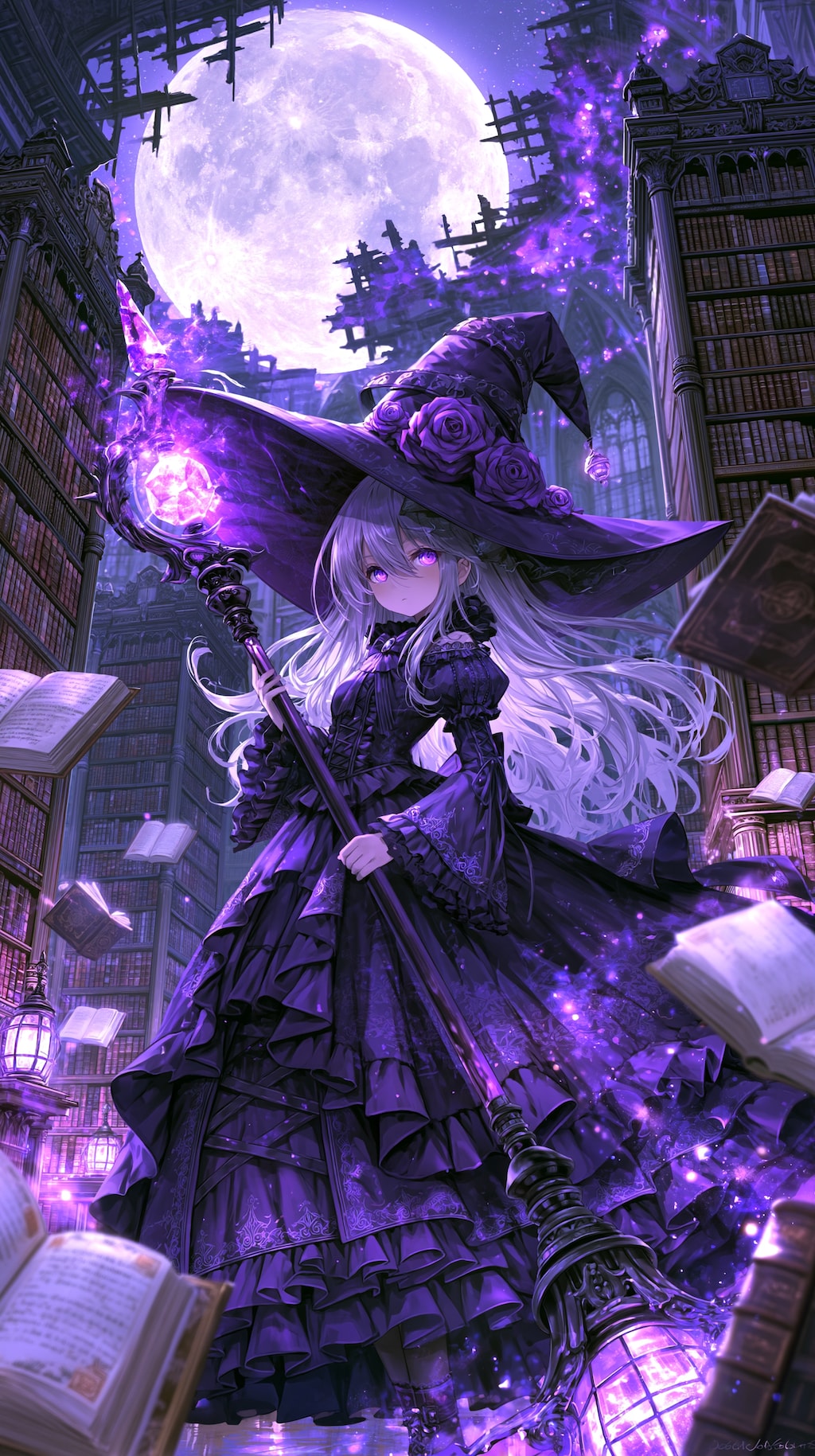 VIOLET GRIMOIRE — 月下の魔女 🌙💜