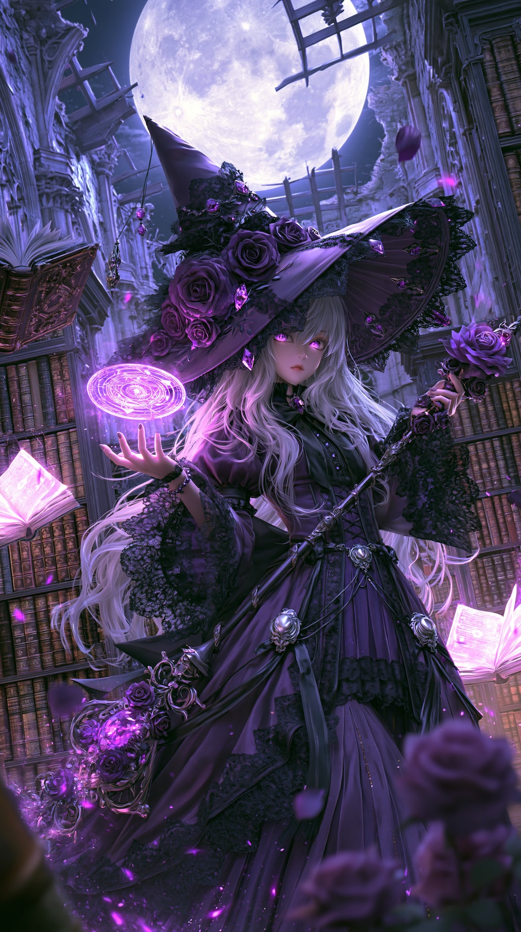 VIOLET GRIMOIRE — 月下の魔女 🌙💜