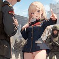 部隊を鼓舞する軍服娘 7枚目