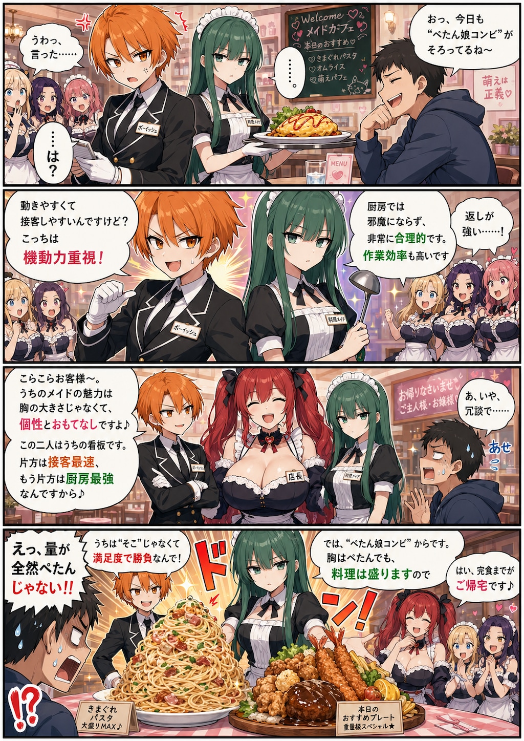 ぺたん娘コンビの大盛り逆襲！
