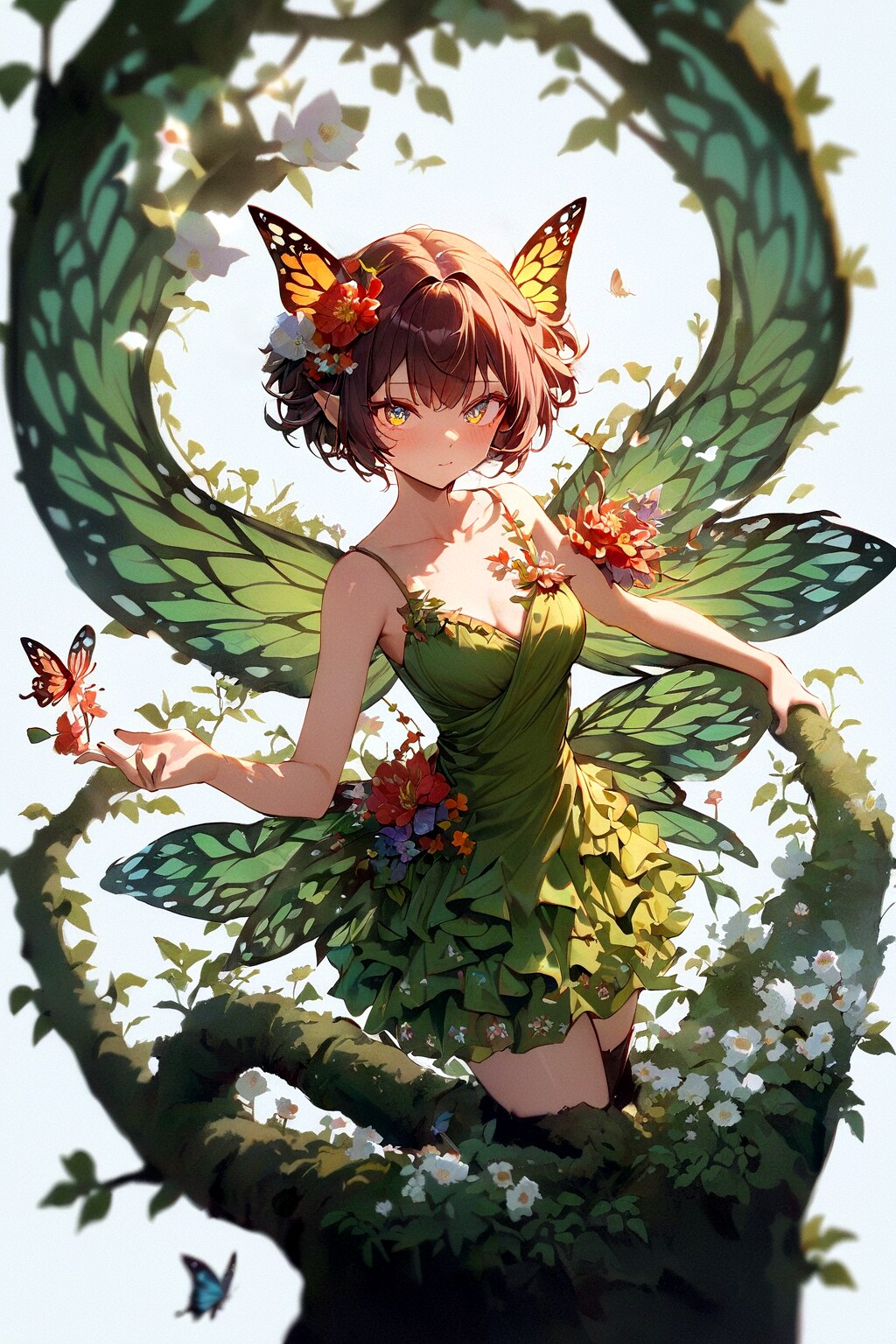 林間生まれのドライアド