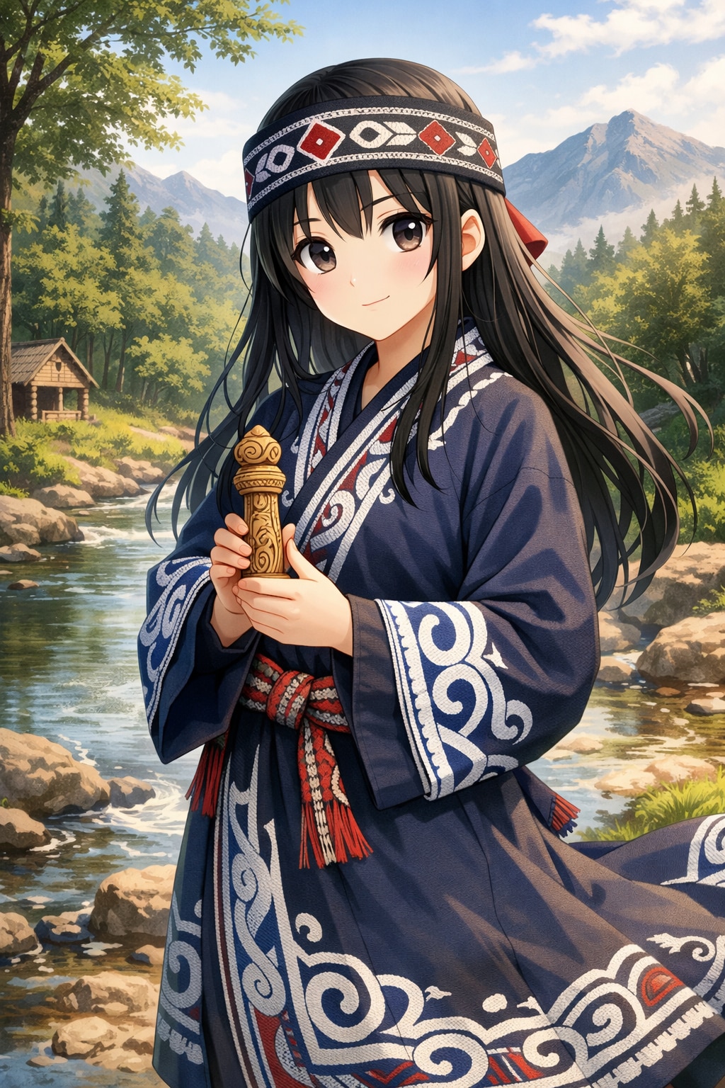 アイヌの伝統衣装 | の人気AIイラスト・グラビア