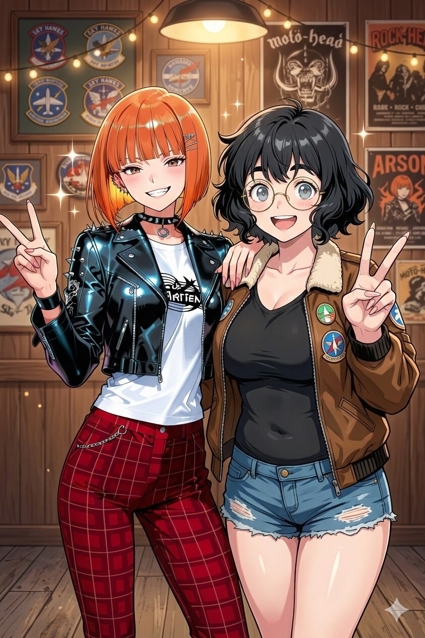 細川双葉✕二子玉川茉莉 | の人気AIイラスト・グラビア