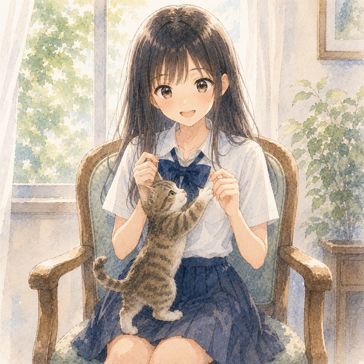 ねこと少女