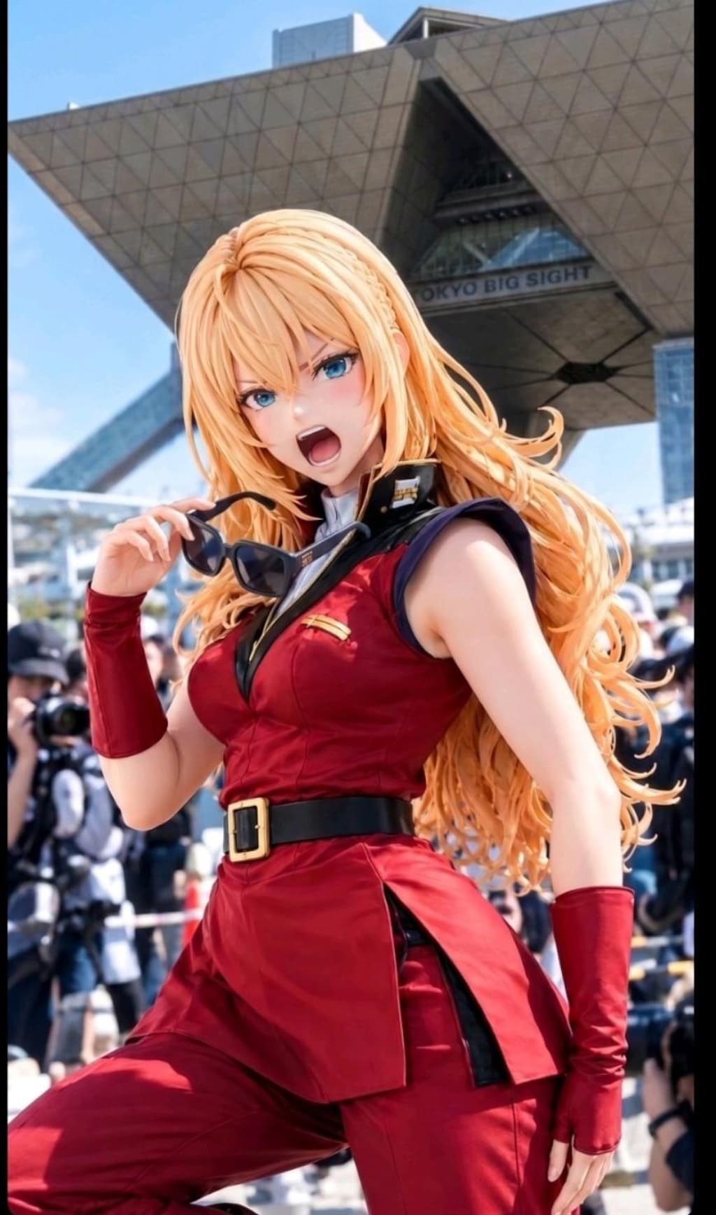 ChatGPT Gemini クワトロ大尉コスプレちちぷいちゃん