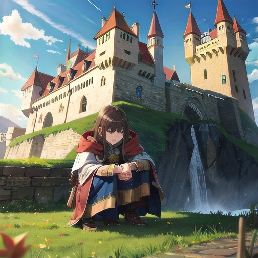 古城と旅人