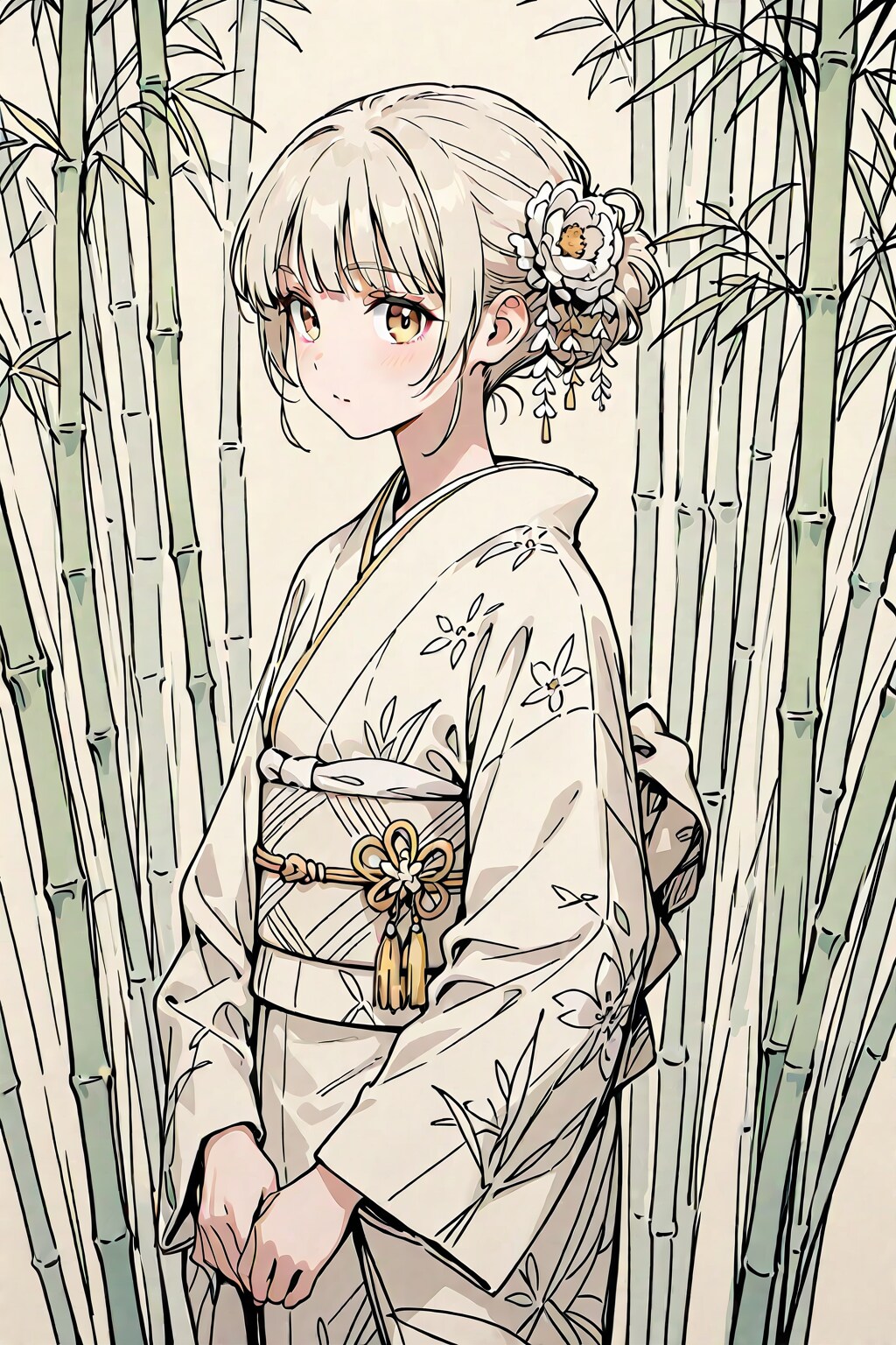 シンプルBONSAIちゃん | の人気AIイラスト・グラビア