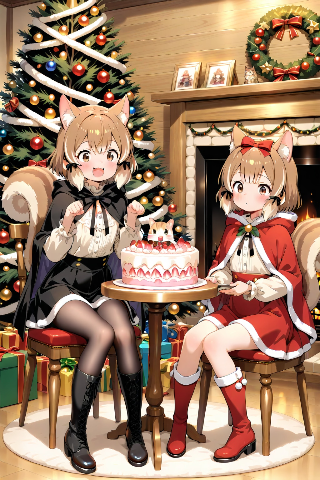 シルちゃんたちのクリスマスパーティー《おいでよ どうぶつの娘》