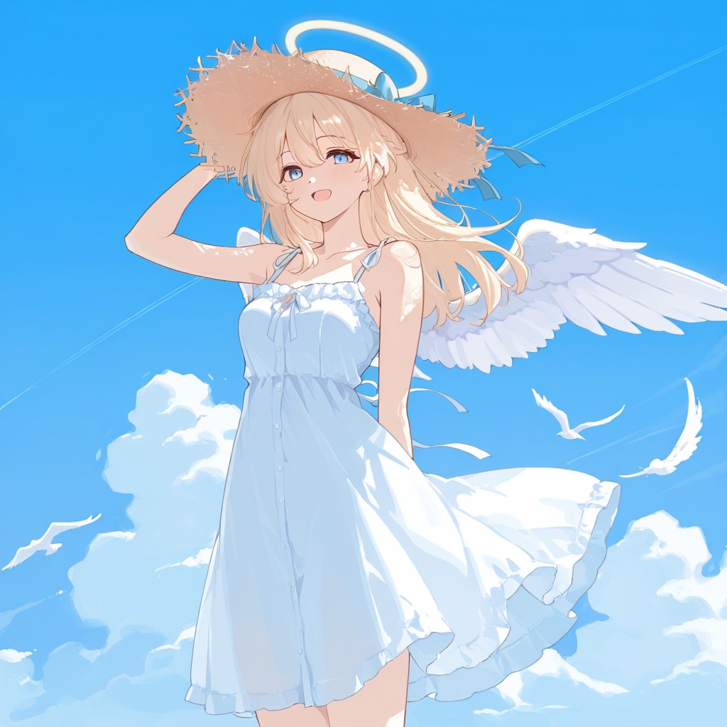 夏の青空の天使ちゃん260724